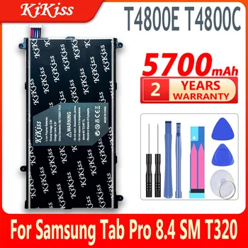KiKiss 5700mAh T4800U T4800C T4800E T4800K Batérie Pre Samsung Galaxy TabPro Kartu Pro 8.4