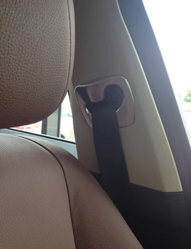 ABS Chrome Interiéru Tvarovanie Sedadla Bezpečnostné Pracky Pásu Dekorácie Kryt Výbava Pre BMW 5 Series f10 520 525 2011-2017 Auto Príslušenstvo